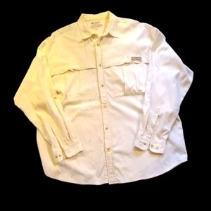 COLUMBIA long sleeved vented fishing hiking shirt